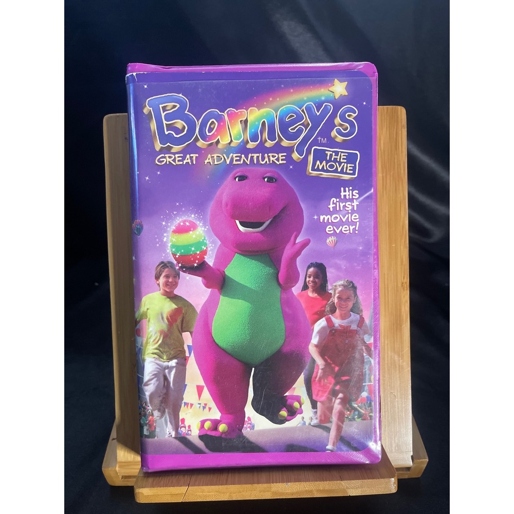 Barneys Great Adventure The‎ Movie VHS Barney Dinosaur 1998 Clamshell